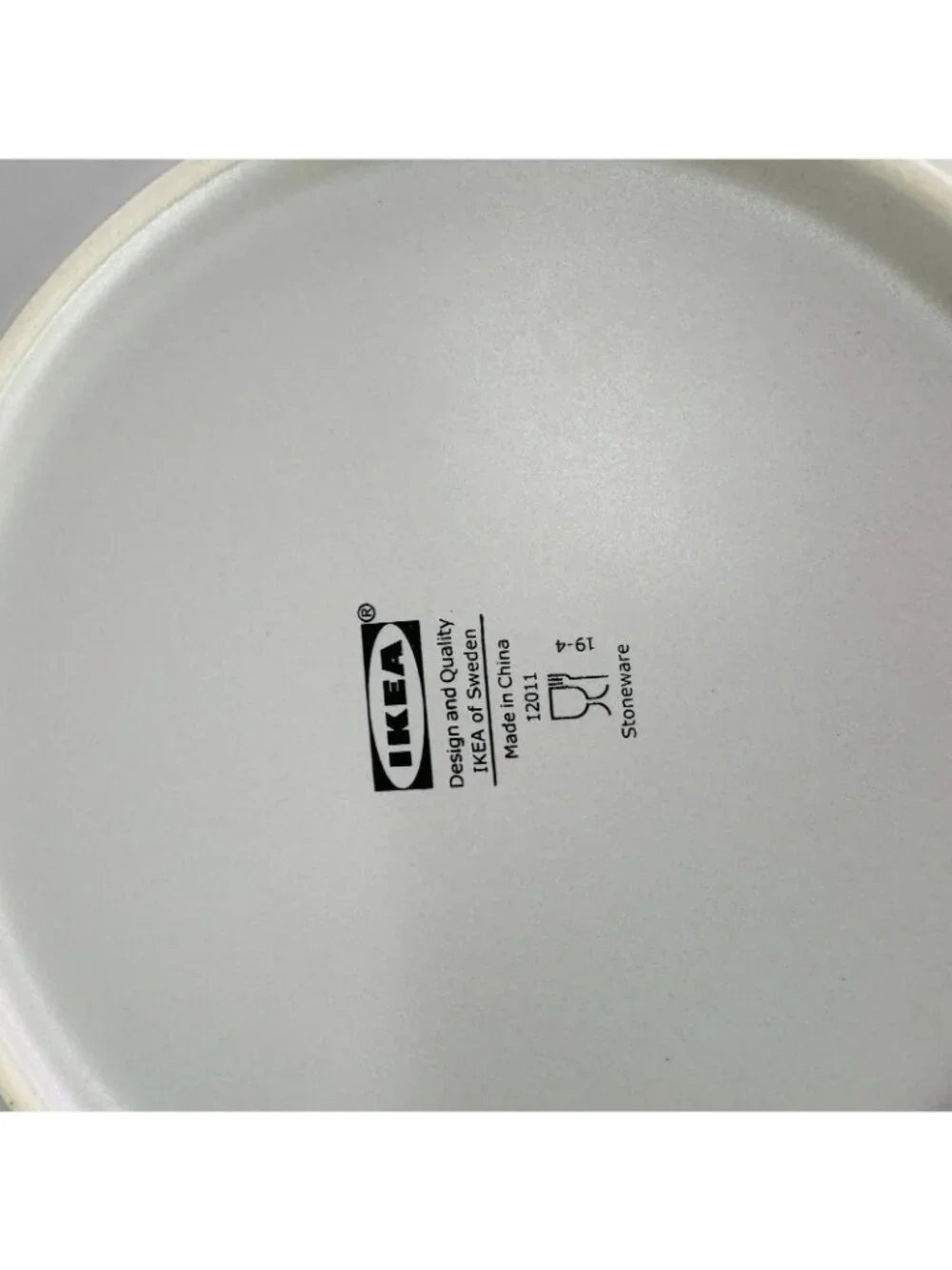 Ikea of Sweden 12011 GRAY Matte Solid Stoneware 8